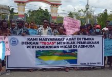 Masyarakat Adat Agimuga Tolak Rencana Eksploitasi Migas di Wilayah Adat