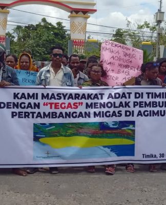 Masyarakat Adat Agimuga Tolak Rencana Eksploitasi Migas di Wilayah Adat