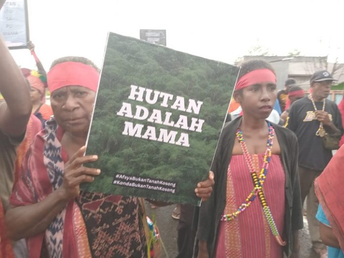 Masyarakat Adat Tehit Tolak Perkebunan Sawit PT Anugerah Sakti Internusa di Sorong Selatan - Dok